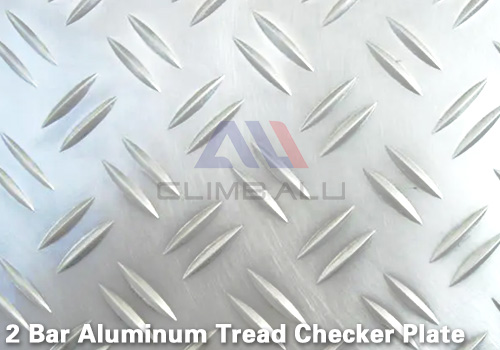 2 Bar Aluminum Tread Checker Plate